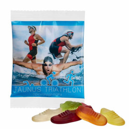 Vegane Jogger-Fruchtgummis | kompostierbares Tütchen