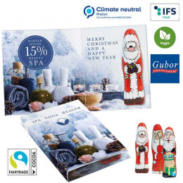 Süßes Briefchen mit Mini Schoki-Weihnachtsmännchen Standard