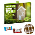 Premium-Präsent-Adventskalender Eco Business mit Ferrero kinder Minis Mix | recycelbar