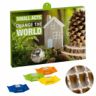 Premium-Präsent-Adventskalender Eco Business mit Ritter Sport Schokowürfeln | recycelbar