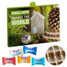 Premium-Präsent-Adventskalender Eco Business mit Milka Favourites | recycelbar