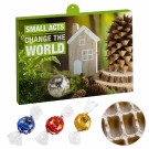Premium-Präsent-Adventskalender Eco Business mit Lindt Lindor Kugel Mix | recycelbar
