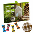 Premium-Präsent-Adventskalender Eco Business mit Hello Mini Stick Mix | recycelbar