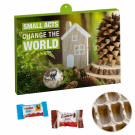 Premium-Präsent-Adventskalender Eco Business mit Ferrero kinder Minis Mix | recycelbar